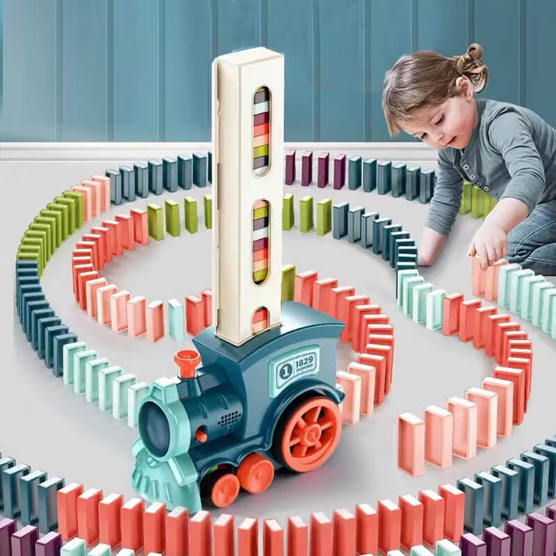 Automatic domino train